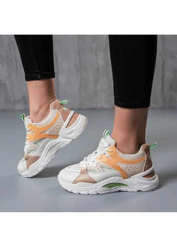 Кросівки жіночі Jasper 3791 36 23 см Білий Fashion білі демісезони (254442052)