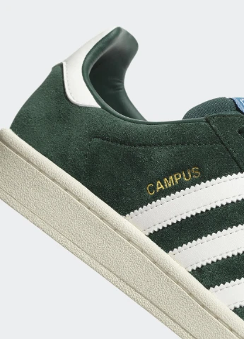 Темно-зеленые демисезонные кроссовки adidas