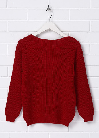 Бордовий демісезонний пуловер пуловер Flash