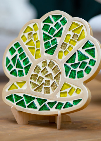 Стеклянная мозаика Shell. Ракушка MA2003 Mosaaro (253876003)