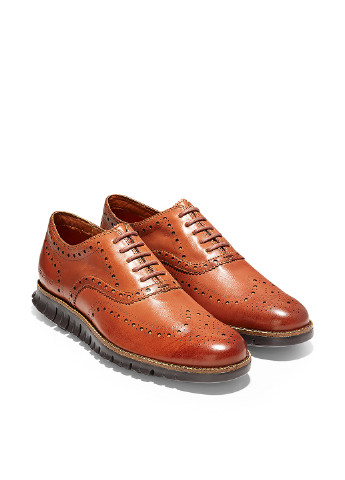 Кэжуал светло-коричневые мужские американские туфли Cole Haan на шнурках