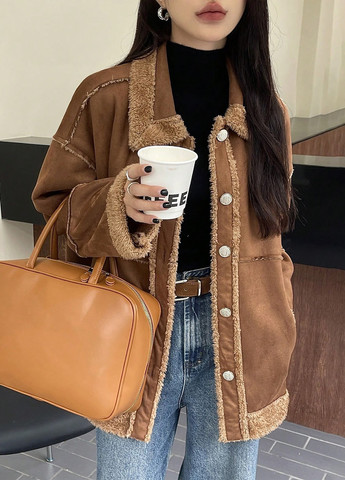 Дубленка SHEIN (323262686)