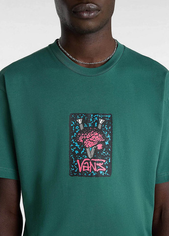 Зелена футболка Vans