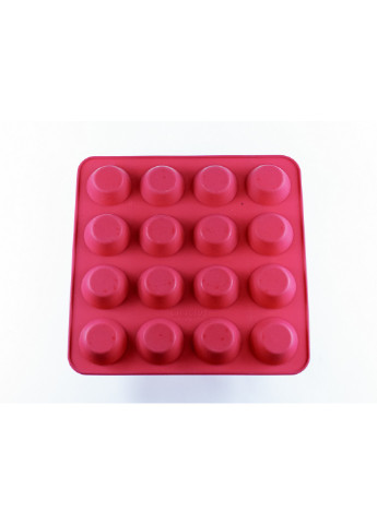 Форма силиконовая для выпечки Macaron, 16шт малиновая (MYS-612) MysSilicone (216708585)