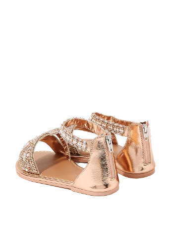 Золотые кэжуал сандалии Monsoon Children на молнии
