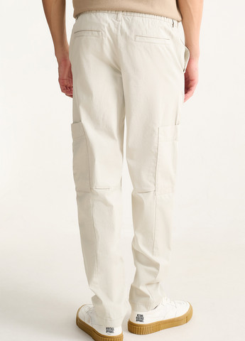 Серые кэжуал демисезонные прямые брюки C&A