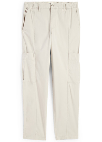 Серые кэжуал демисезонные прямые брюки C&A