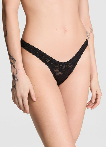 Черный демисезонный комплект (топ, трусики) Victoria's Secret