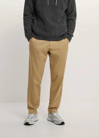 Песочные кэжуал летние брюки Zara