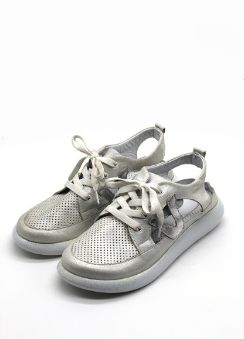 Белые босоножки Rifellini на платформе на шнурках с глиттером, со шнуровкой, с тиснением, с перфорацией турецкие