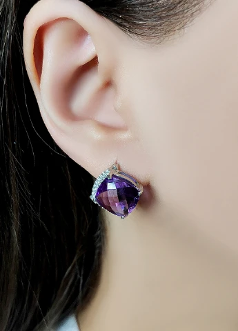 Серьги Silver Flame (255287368)