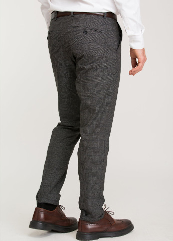 Серые классические демисезонные зауженные брюки Trend Collection