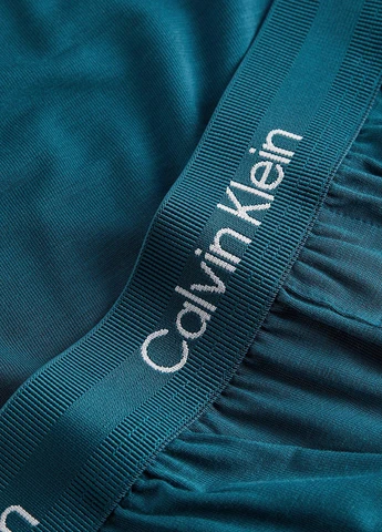 Синие домашние демисезонные брюки Calvin Klein