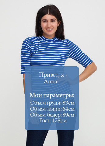 Светло-синяя летняя футболка Minimum
