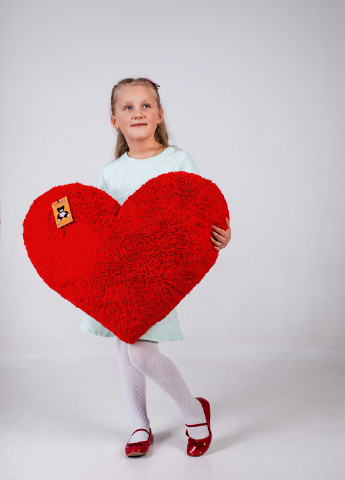 Мягкая игрушка подушка "Сердце" 75 см Красная Yarokuz (212445246)