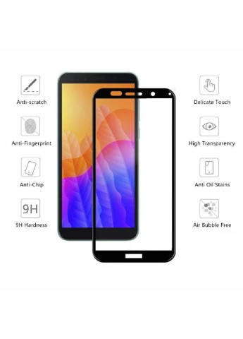 Скло захисне Huawei Y5p (Black) (121285) (121285) Drobak (249599664)