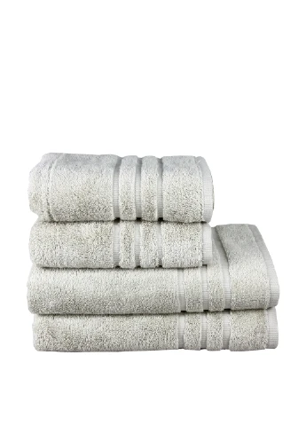 Рушник (1 шт.), 50х100 см Maisonette однотонний сірий
