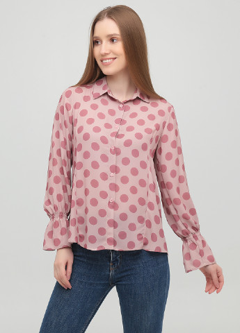 Розовая демисезонная блуза PDK