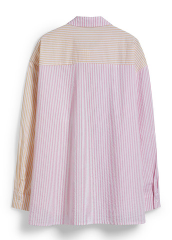 Розовая кэжуал рубашка в полоску C&A