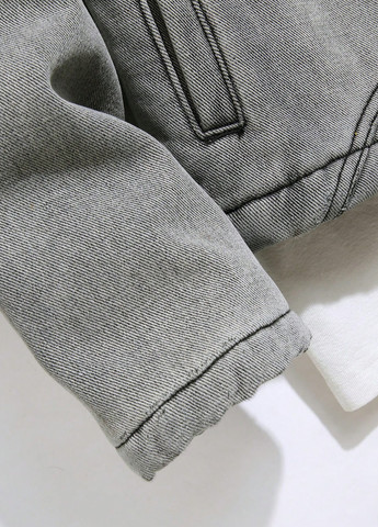 Светло-серая зимняя куртка SHEIN