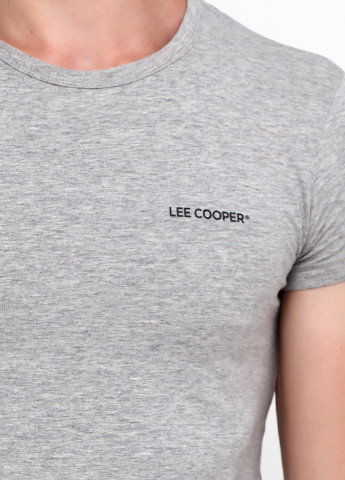 Світло-сіра футболка Lee Cooper