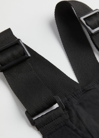 Комбінезон H&M комбінезон-брюки однотонний чорний кежуал бавовна