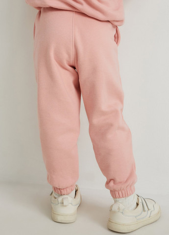 Розовые спортивные демисезонные джоггеры брюки C&A