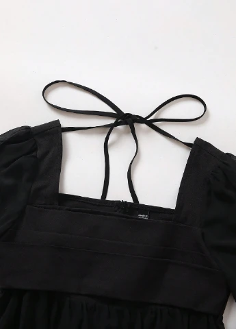 Чорна блуза SHEIN
