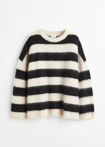 Комбинированный зимний свитер джемпер H&M