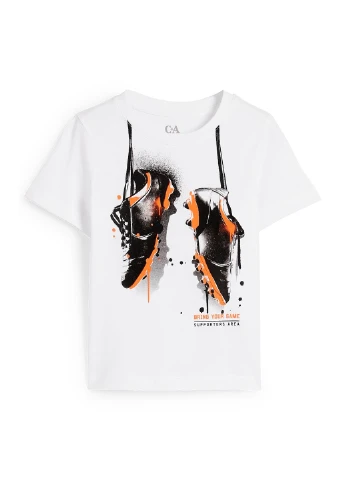 Біла літня футболка C&A