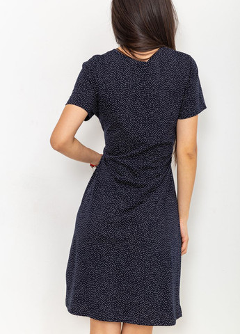 Чорна домашній сукня сукня-футболка Ager в горошок