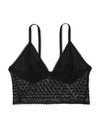 Черный демисезонный комплект (бюстгальтер, трусики) Victoria's Secret