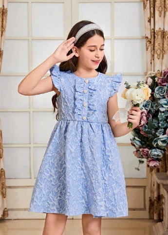 Світло-блакитна сукня SHEIN (324986532)