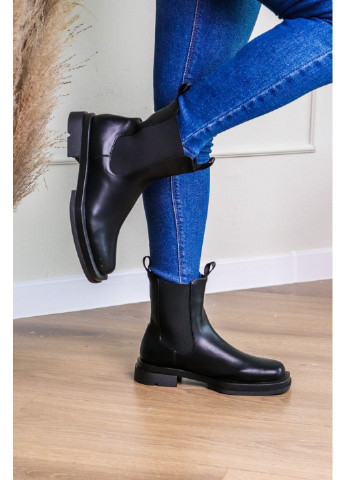 Осенние ботинки женские loyalty 3240 38 24,5 см черный Fashion из искусственной кожи