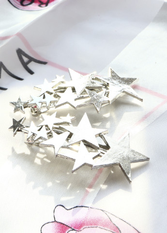 Набір заколка для волосся "Зорепад", сріблясий, 2 шт Анна Ясеницька (254024883)