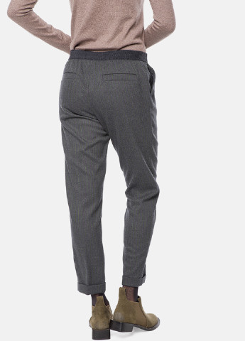 Темно-серые кэжуал демисезонные брюки MR 520