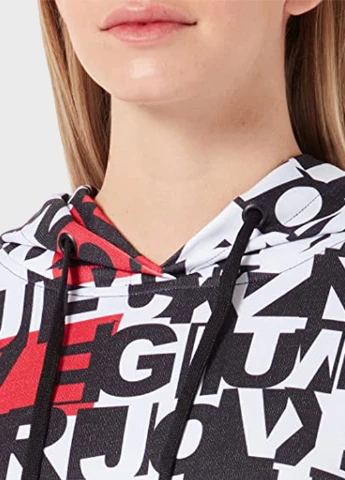 Комбінована кежуал сукня сукня-худі Love Moschino з написами