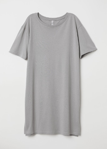 Сіра кежуал плаття, сукня сукня-футболка H&M