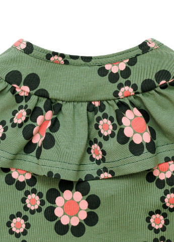Зеленая цветочной расцветки блузка ArDoMi демисезонная