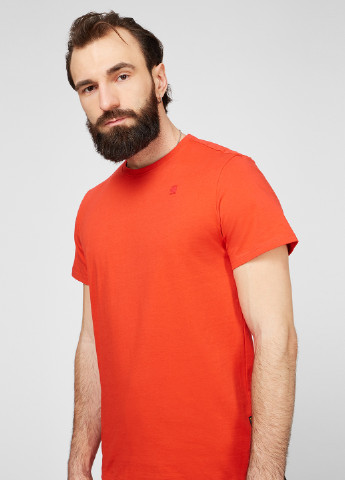 Оранжевая футболка G-Star Raw