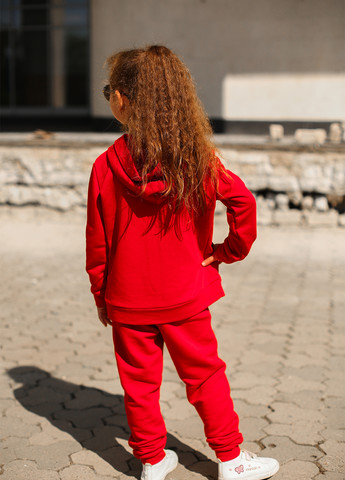 Червоний демісезонний костюм (худі, штани) BRAZERS