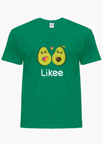 Зелена демісезонна футболка дитяча лайк авокадо (likee avocado) (9224-1031) MobiPrint