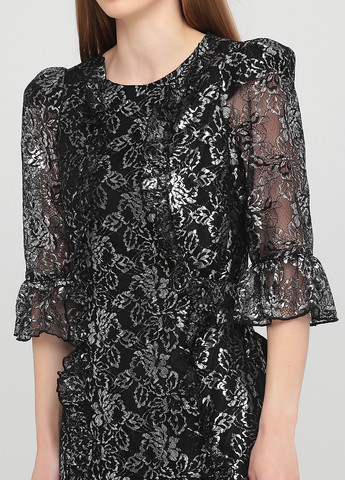 Чорна кежуал сукня H&M однотонна