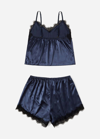 Синяя всесезон пижама (майка, шорты) майка + шорты SHEIN