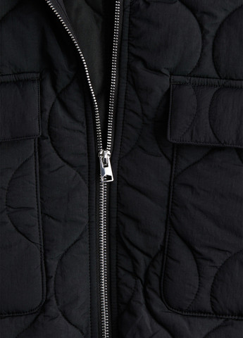 Чорна демісезонна куртка H&M