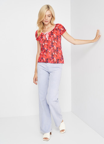 Красная блуза Tom Tailor