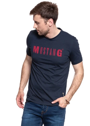 Темно-синя футболка Mustang