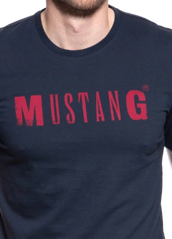 Темно-синя футболка Mustang
