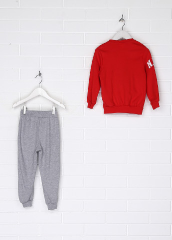 Красный демисезонный комплект (свитшот, брюки) Damla