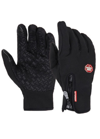 Зимние непродуваемые велосипедные лыжные перчатки спортивные сенсорные (472771-Prob) S Чёрные Francesco Marconi (250351215)